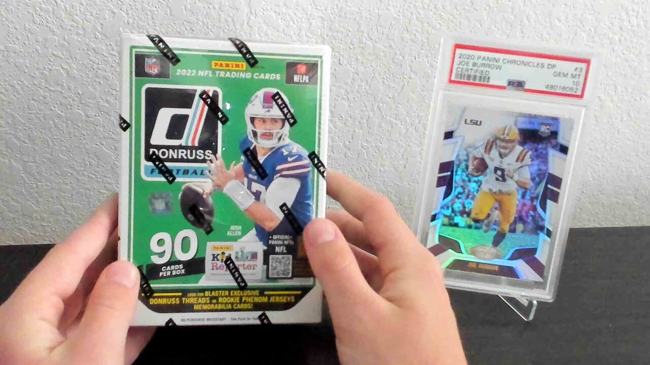 2022 Donruss Blaster box football card opening