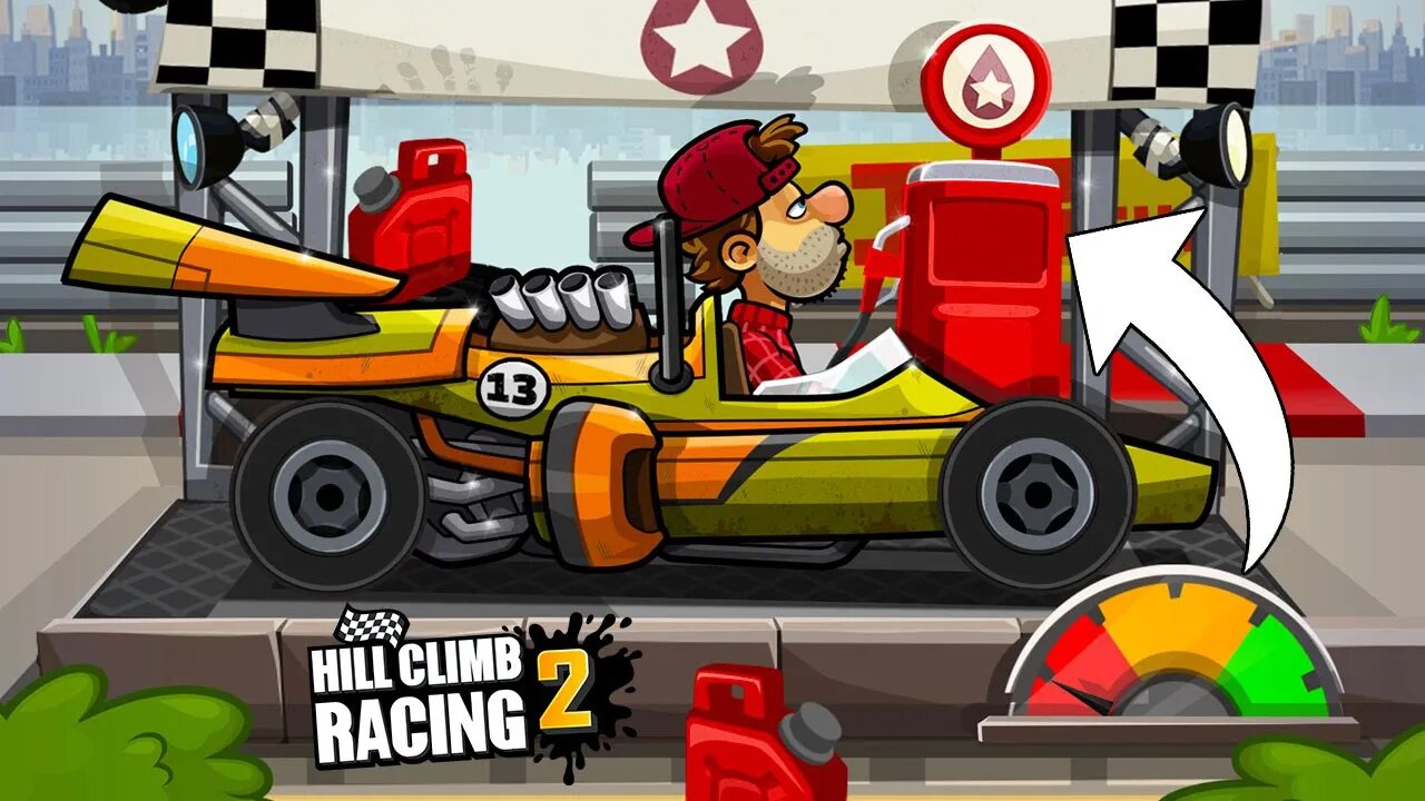 Abastecendo os Carros no Hill Climb Racing 2