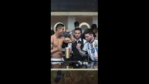 Cristiano Ronaldo and Leo Messi Funny video| Ronaldo showing his body to Messi