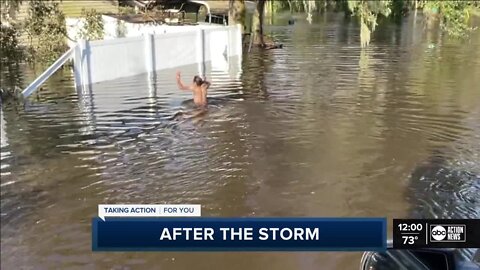 Hurricane Ian after the storm.