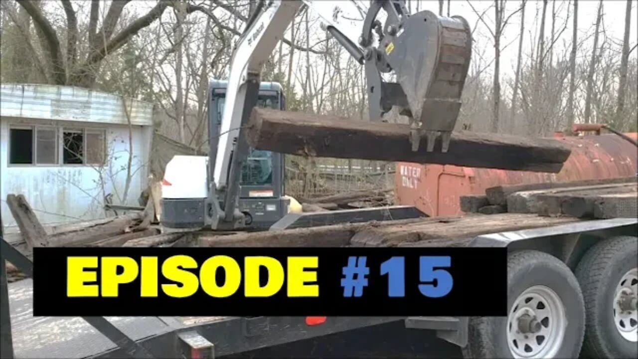 Dismantling new 8 acre Picker's paradise land investment! JUNK YARD EPISODE #15 EXCAVATOR WORK!