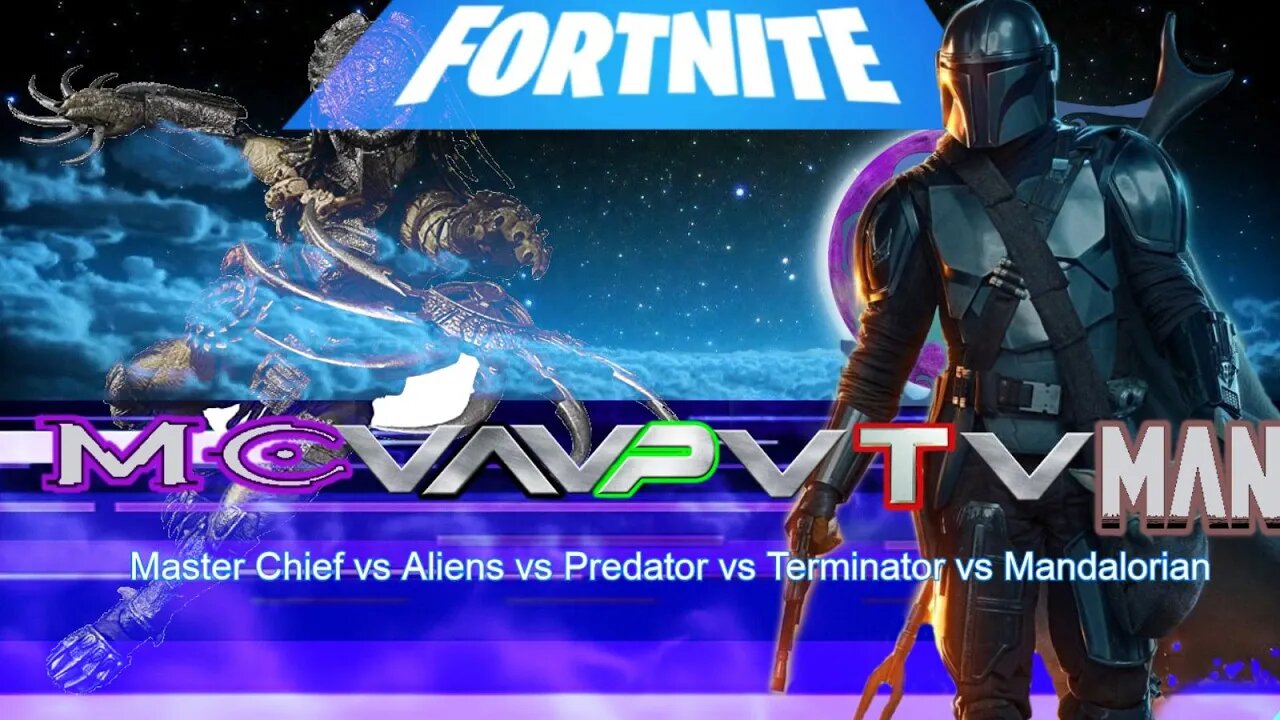 The Mandalorian hunts the Predator / FORTNITE / MCvsMandovsAvsPvsT