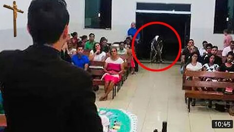 Mysterious things caught on church camera