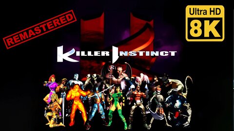 Killer Instinct Arcade Intro 8k (Remastered with Neural Network AI)