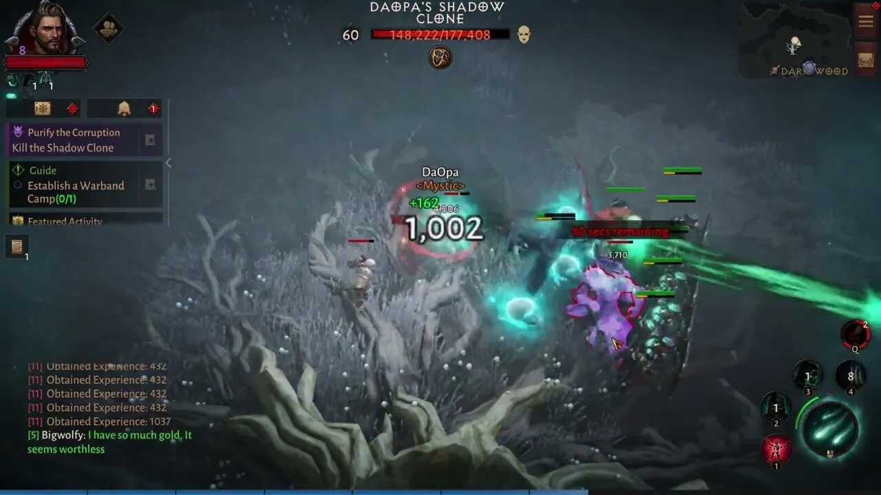 Diablo Immortal Purify the Corruption Dark Wood