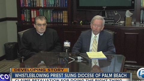 Priest suing diocese of Palm Beach