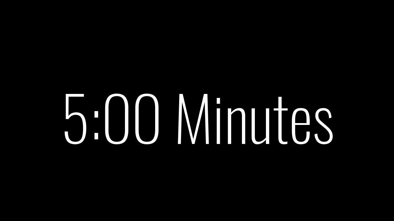 5 Minutes to a More Inspired You: A Simple and Powerful Countdown Video