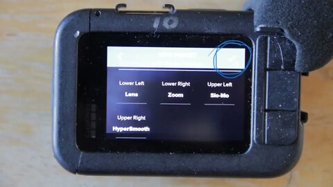 Gopro hero 10 and 9, customising the presets and short cuts