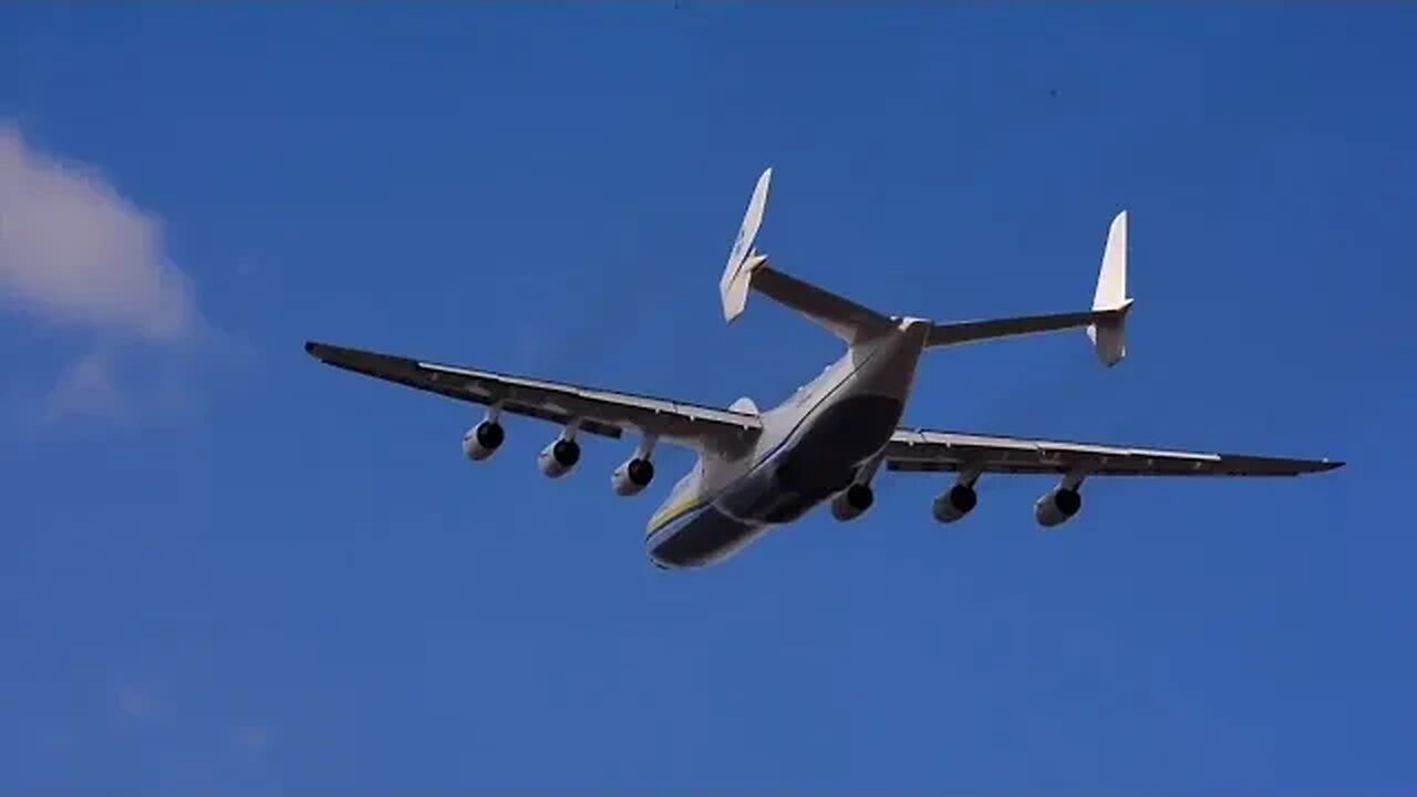 Antonov An-225 Mrya departs from Kiev to Alma-Ata and departs from Alma-Ata 🇺🇦🇰🇿