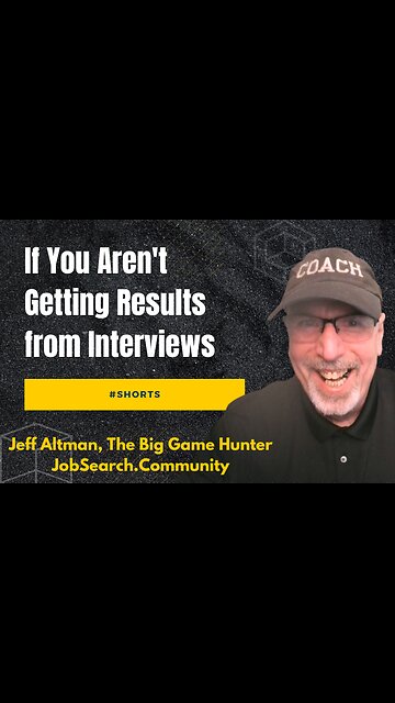 If You Aren't Getting Results from Interviews? #shorts
