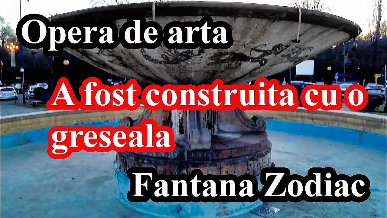 Fantana Zodiac, opera de arta incalca regulile de scriere cu cifre romane. Greseala de 88 de ani