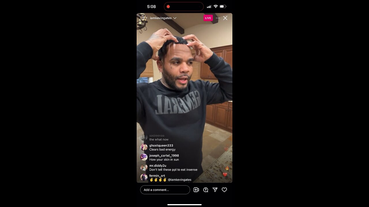 Kevin Gates (Instagram Live)