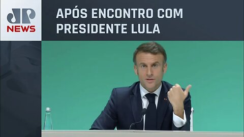 Macron: “Sou contra acordo Mercosul-União Europeia”