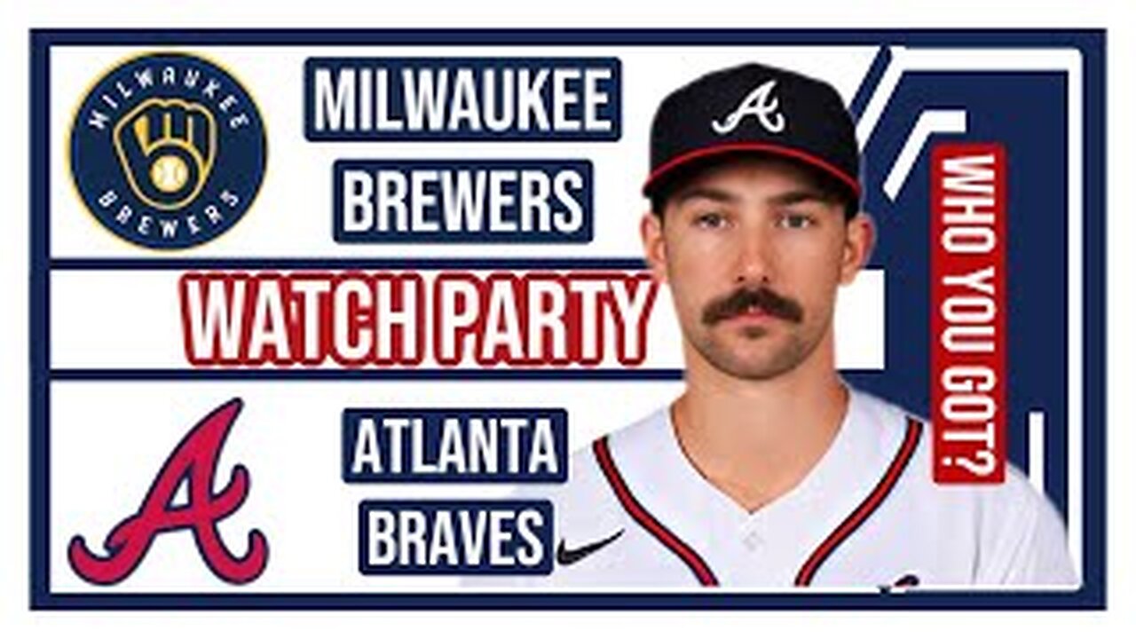 Milwaukee Brewers vs Atlanta Braves GAME 1 Live Stream Watch Party: Join The Excitement