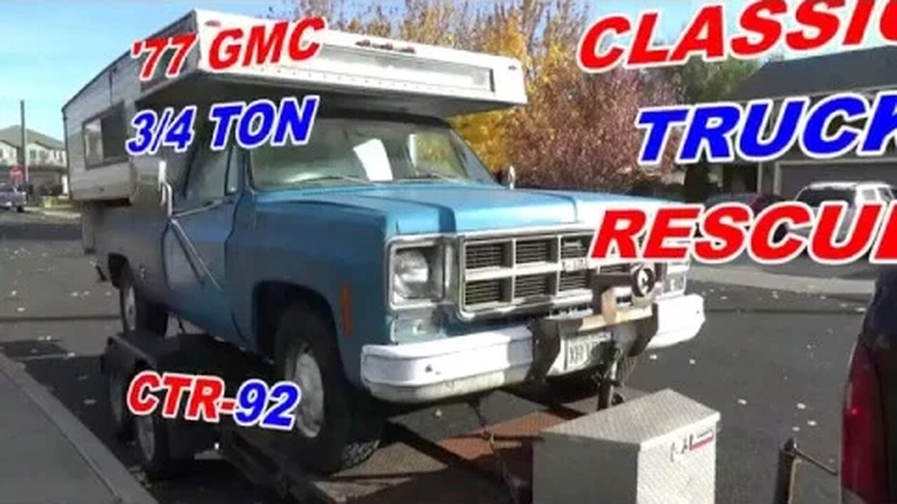 1977 GMC 3/4 Ton Camper Special (CTR-92)