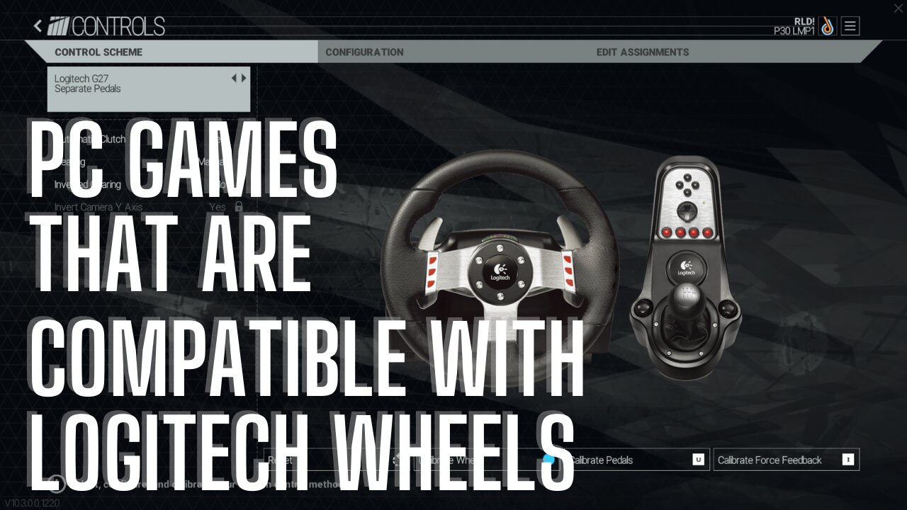 PC Games that are compatible for Logitech Steering Wheels