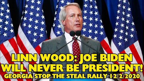 Linn Wood Tells Georgia Rally Joe Biden Will Never Be President