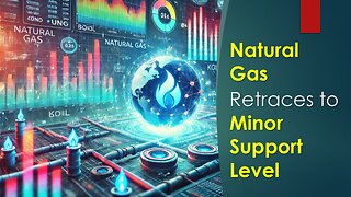 Natural Gas retraces to Minor Support