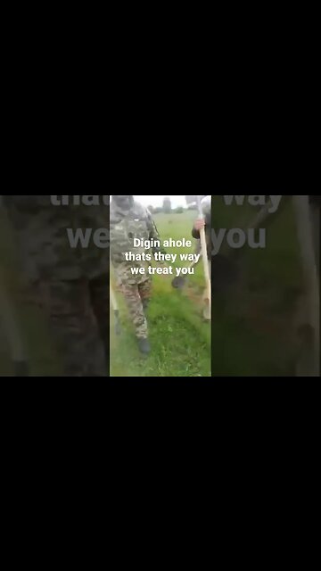 The United States ran out of weapons and all they got was shovels