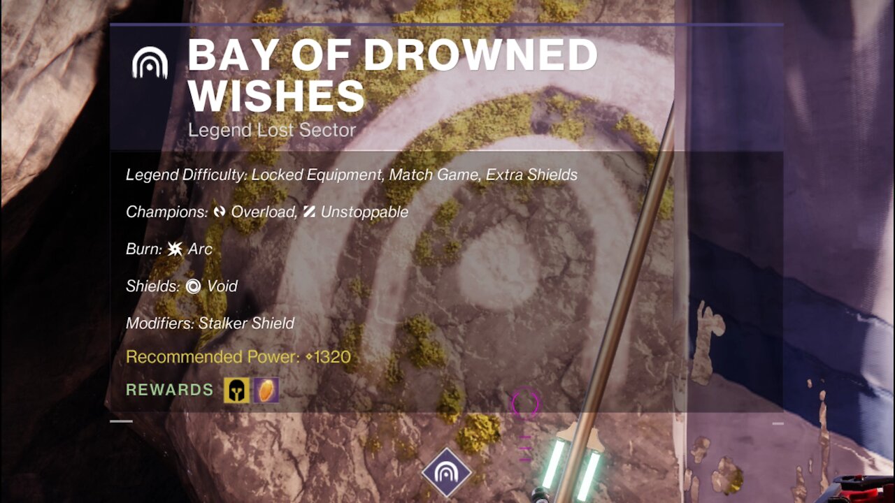 Destiny 2, Legend Lost Sector, Bay of Drowned Wishes on the Dreaming City 12-1-21