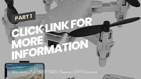 Click link for more information 4DV4 Drone with 1080P HD Camera for Adults FPV Live Video RC Qu...