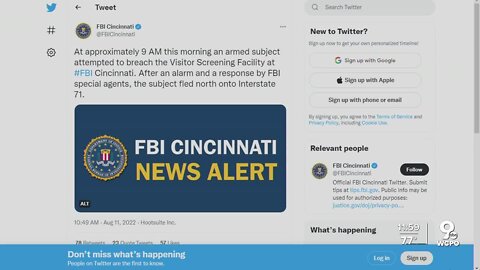 Standoff between a suspect and the FBI in Clinton County