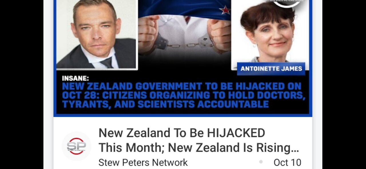 NEW ZEALAND NATIVES GOING TO PUSH OUT ILLEGAL GOVERNMENT AND ARREST FOR CRIMES AGAINST HUMANITY.