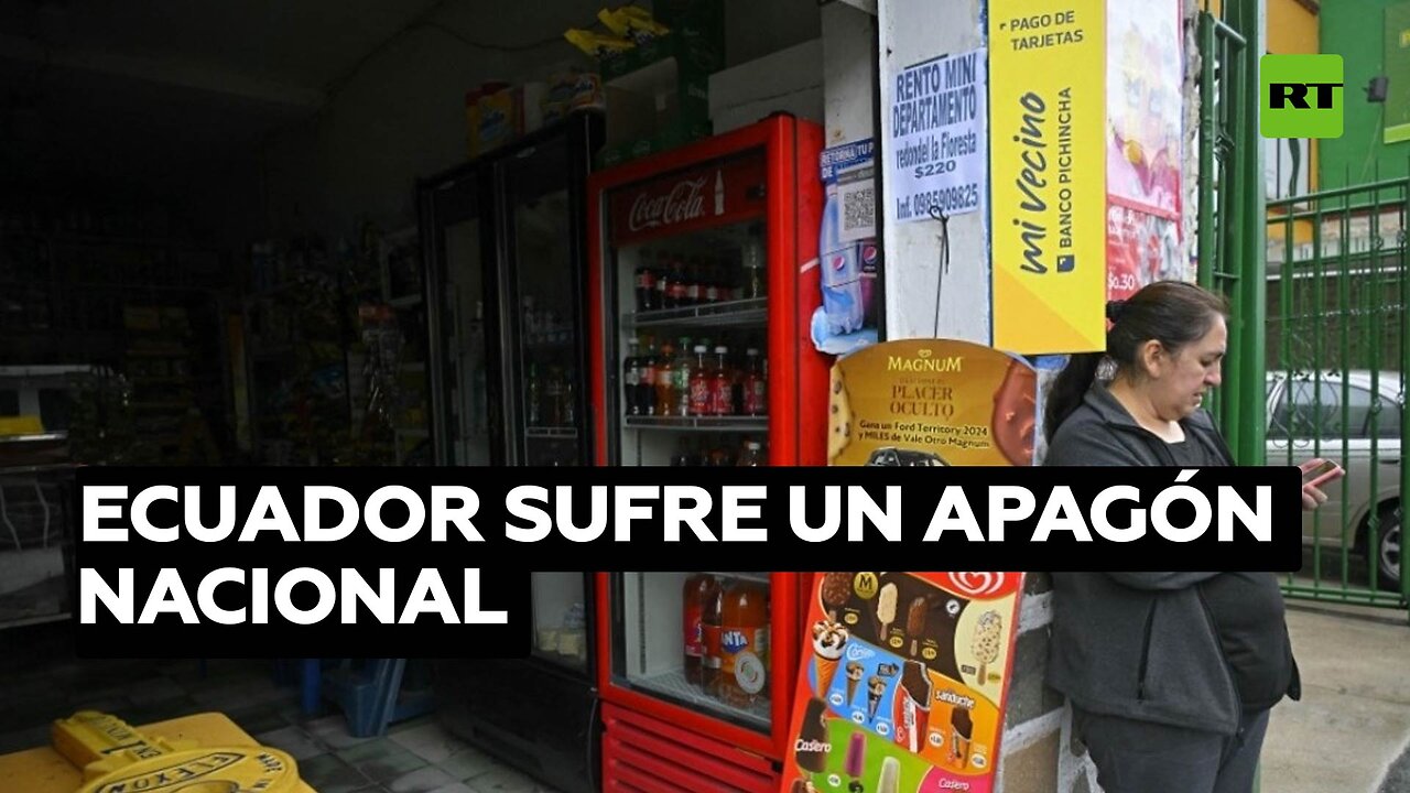 Ecuador sufre un apagón nacional