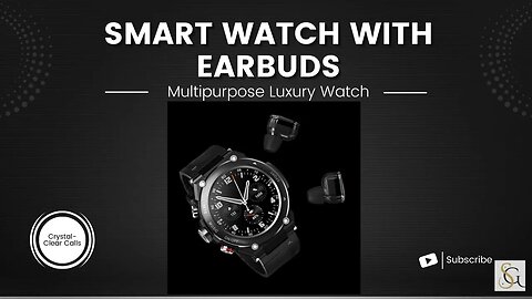 Can't Find Quality Earbuds? Try the 2 in 1 Smart Watch with Earbuds for Ultimate Convenience!