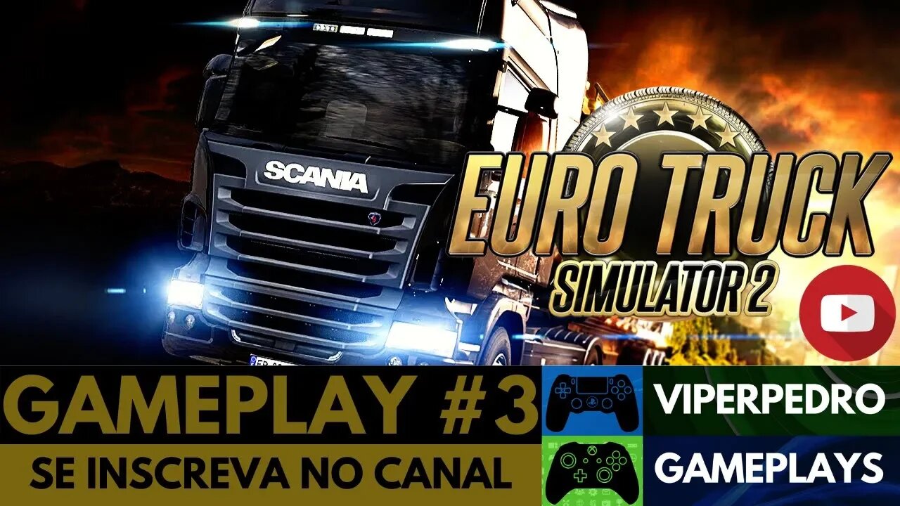 [LIVE] NO ESQUENTA PARA DBZ KAKAROT | Euro Truck Simulator 2 | Gameplay #3