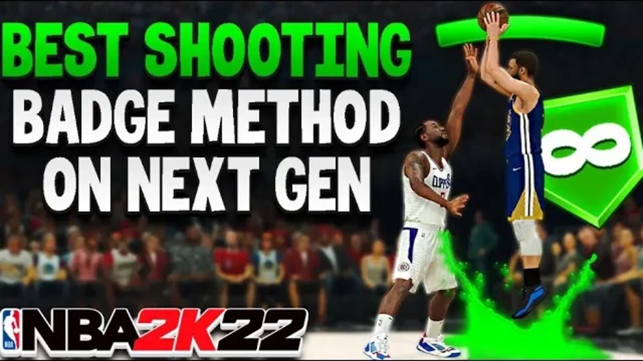 BEST SHOOTING BADGES METHOD IN NBA 2k22