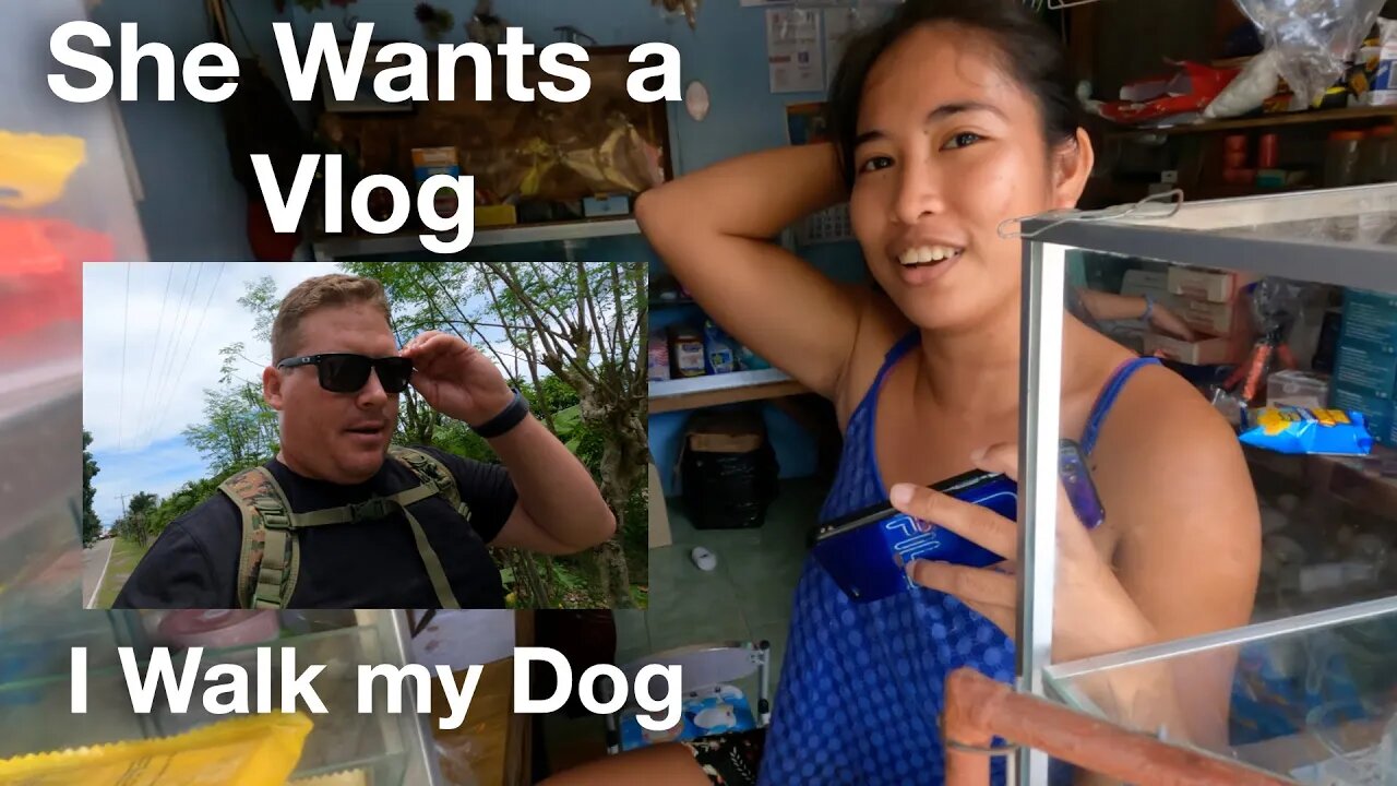 She Wants a Vlog, I was just Walking my Dog