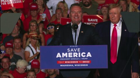 Tim Michels at Save America Rally in Waukesha, WI - 8/5/22