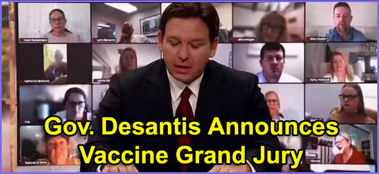 Governor DeSantis Petitions for Vaccine Grand Jury