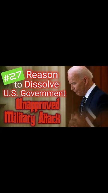 #27 Reason to Restore the Constitution. Biden's Failure of Afghanistan Good Example..