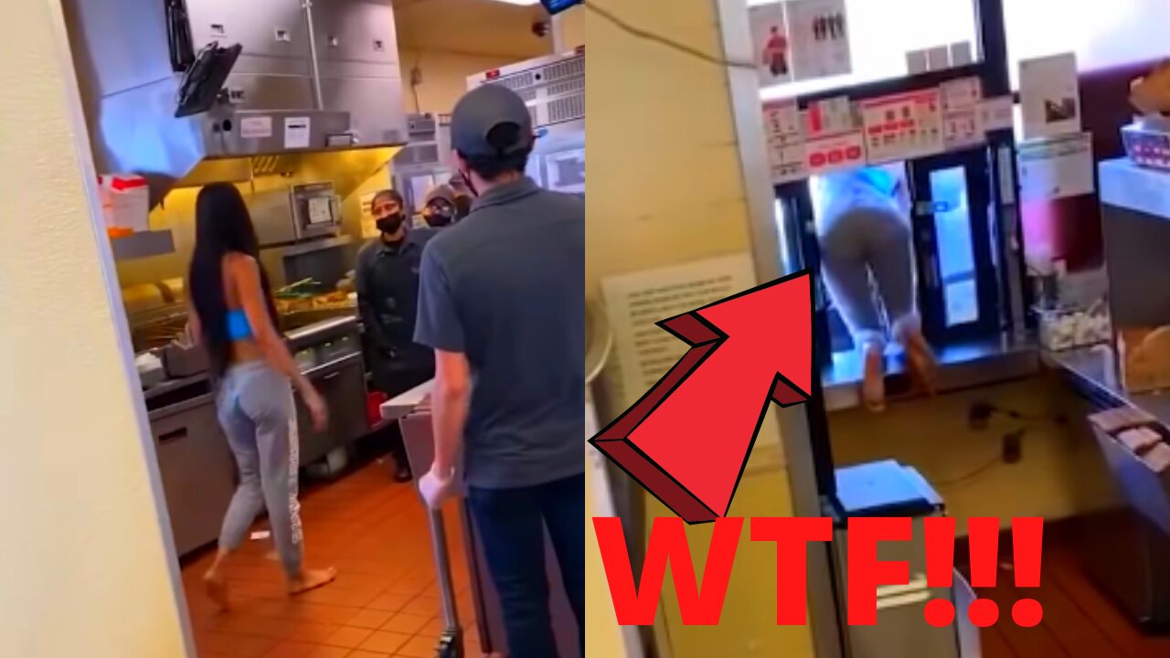 Woman Climbs Into Drive-Thru For Ranch And Twerks As She Leaves