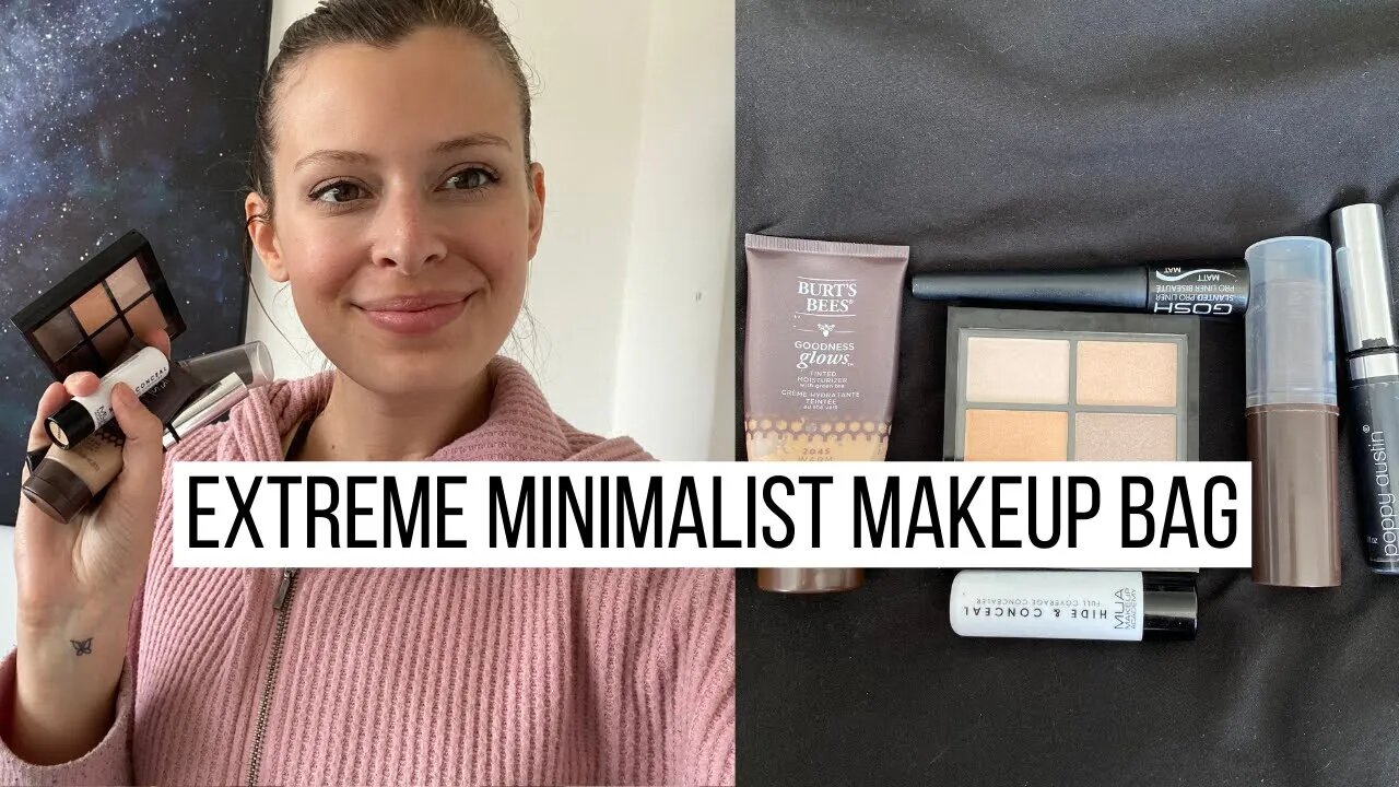 Extreme Minimalist Makeup Collection (6 Item Makeup Bag)