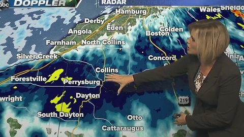 Autumns afternoon snow totals for December 8th for 7 Eyewitness News at Noon