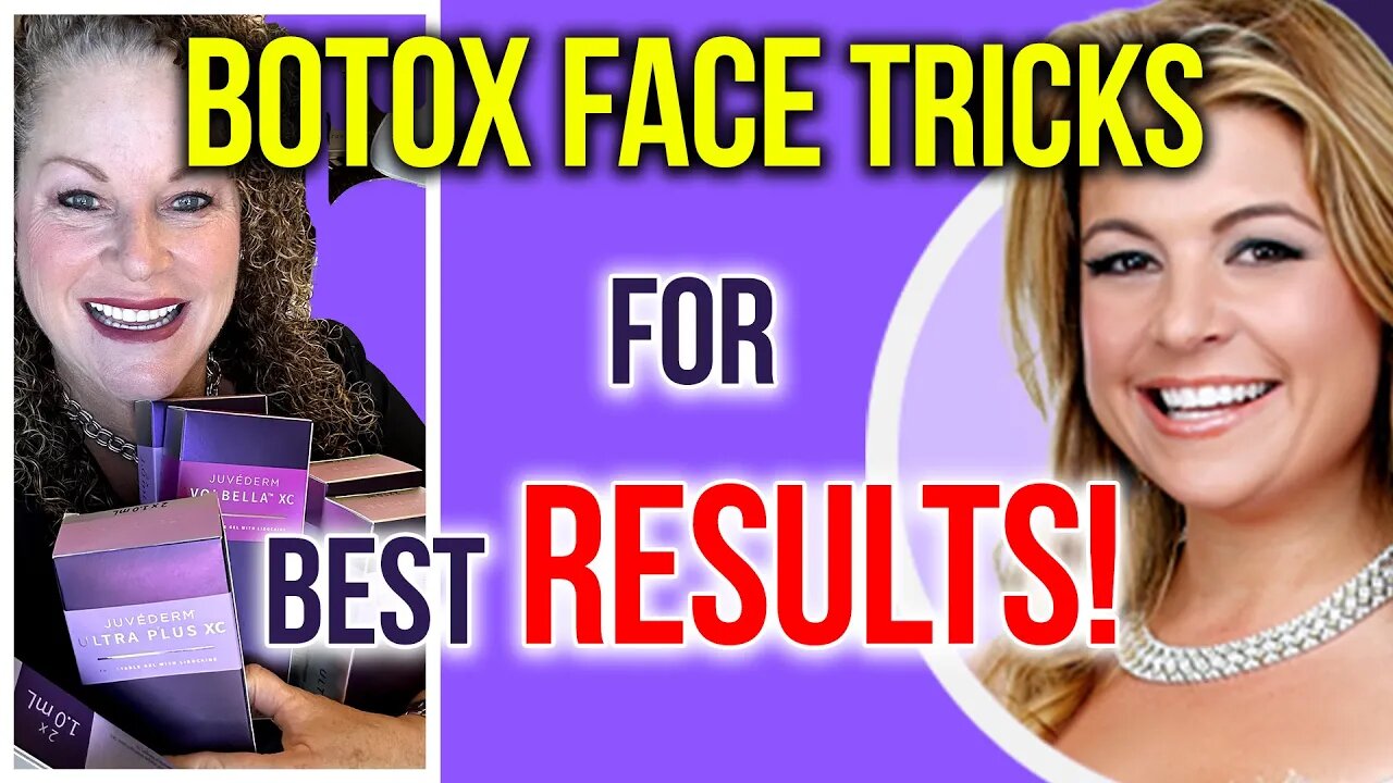 Botox Face Tricks for BEST Results! #botox #antiaging #over40beauty