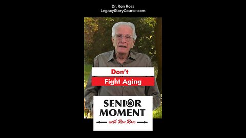 Don't Fight Aging