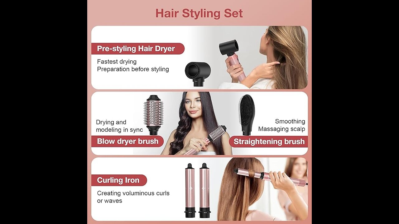 Brightup Hair Dryer Brush and Curler