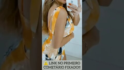 Roupas Feminino Macaquinho Estampado Folhagens Short Saia!
