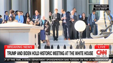 CNN is "stunned" by Biden's staffers showing up to see Trump