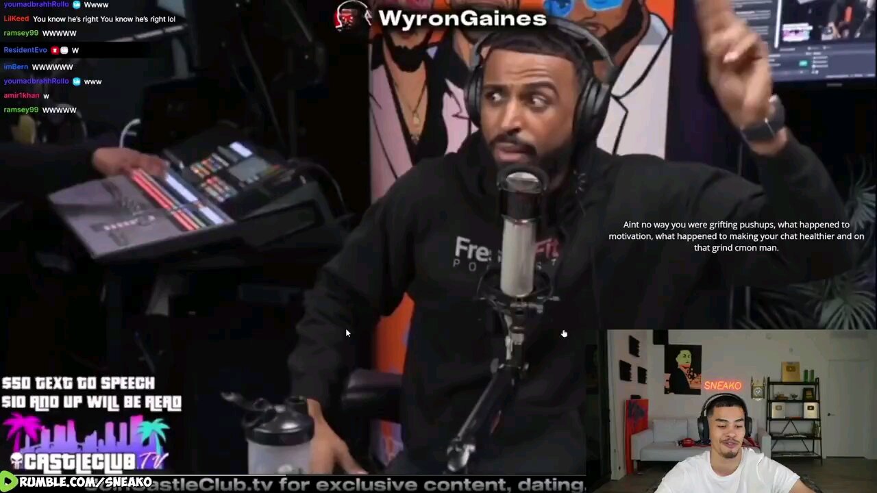 Sneako reacts to Myron crashing out on stream 💀