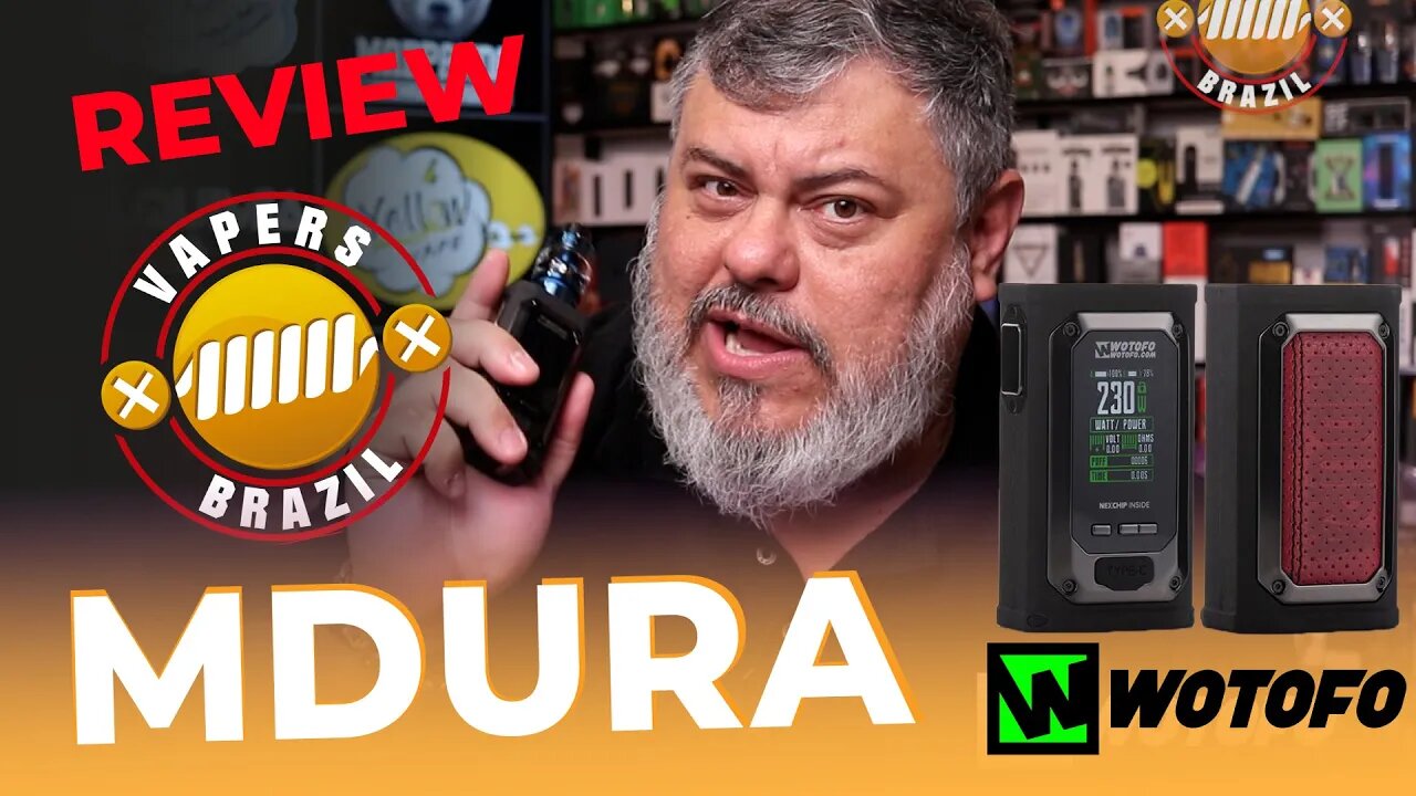 Wotofo Mdura Pro Kit - O Mod Robusto da Wotofo - Review PTBR