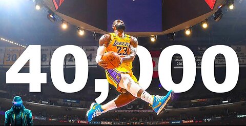 Lebron James Hitting 40k Points
