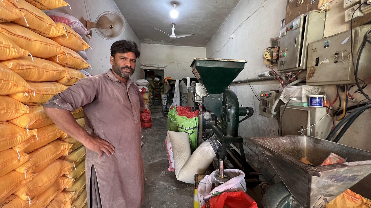 How to Make Flour in Local Street Industry - Amazing Skills - Mass Productions