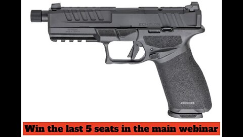 SPRINGFIELD ECHELON 9MM MINI #3 FOR THE LAST 5 SEATS IN THE MAIN WEBINAR