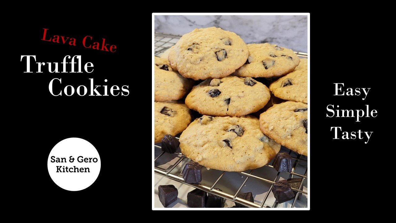 Lava Cake Truffle Cookies Recipe