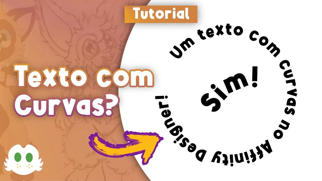 Como fazer um Texto com Curvas no Affinity Designer [Tutorial]